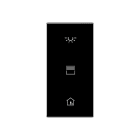 Jung - Obturateur couleur des touches F50 / A 500 Noir laqué