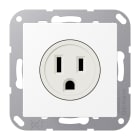 Jung - Prise de courant US-NEMA 15A / A 500 Blanc Mat