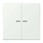 Jung - Enjo double touche à voyant pour méc BP-BCU F10 LSCD10xxxST / LS 990 LC 32024