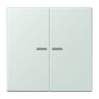 Jung - Enjo double touche à voyant pour méc BP-BCU F10 LSCD10xxxST / LS 990 LC 32034