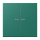 Jung - Enjo double touche à voyant pour méc BP-BCU F10 LSCD10xxxST / LS 990 LC 32040