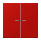 Jung - Enjo double touche à voyant pour méc BP-BCU F10 LSCD10xxxST / LS 990 LC 32090