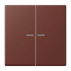 Jung - Enjo double touche à voyant pour méc BP-BCU F10 LSCD10xxxST / LS 990 LC 32120
