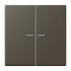 Jung - Enjo double touche à voyant pour méc BP-BCU F10 LSCD10xxxST / LS 990 LC 32140