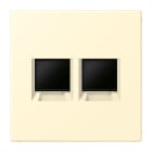 Jung - Enjo pour deux noyaux Modulear-Jack / LS 990 LC 32001