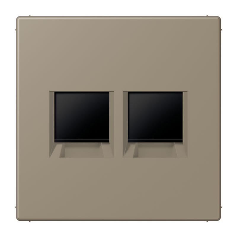 Jung - Enjo pour deux noyaux Modulear-Jack / LS 990 LC 32141