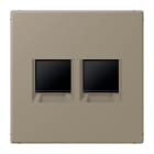 Jung - Enjo pour deux noyaux Modulear-Jack / LS 990 LC 32141