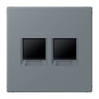 Jung - Enjo pour deux noyaux Modulear-Jack / LS 990 LC 4320H