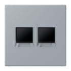 Jung - Enjo pour deux noyaux Modulear-Jack / LS 990 LC 4320O