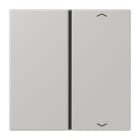 Jung - Touche 1 voie avec flèches platine F40 / LS 990 LC 32013