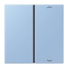 Jung - Touche 1 voie avec flèches platine F40 / LS 990 LC 32021