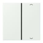 Jung - Touche 1 voie avec flèches platine F40 / LS 990 LC 32024