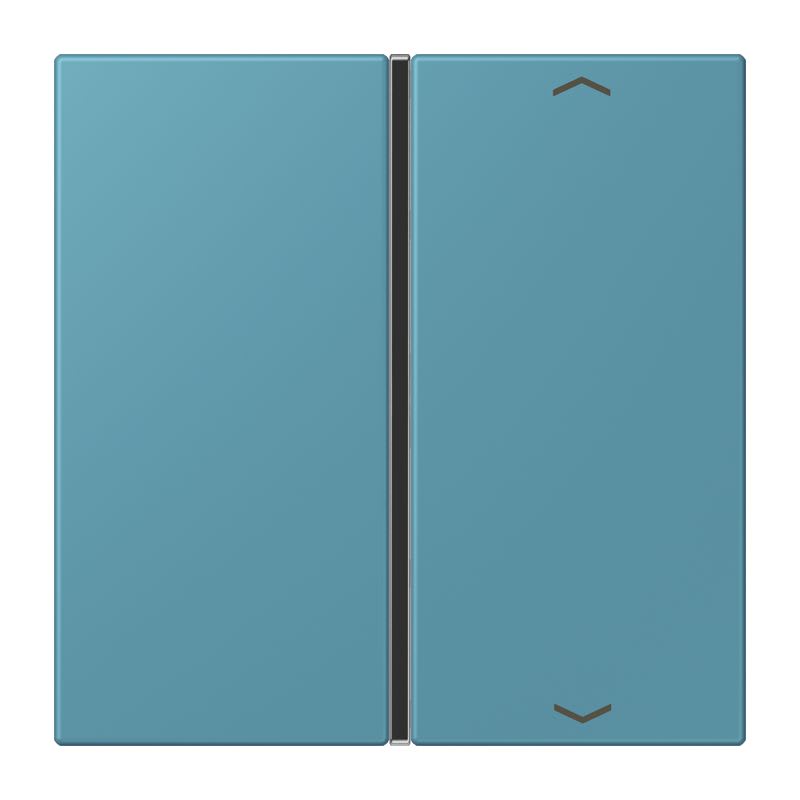 Jung - Touche 1 voie avec flèches platine F40 / LS 990 LC 32031