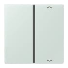 Jung - Touche 1 voie avec flèches platine F40 / LS 990 LC 32034