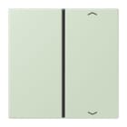 Jung - Touche 1 voie avec flèches platine F40 / LS 990 LC 32042