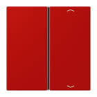 Jung - Touche 1 voie avec flèches platine F40 / LS 990 LC 32090