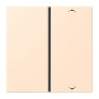 Jung - Touche 1 voie avec flèches platine F40 / LS 990 LC 32123