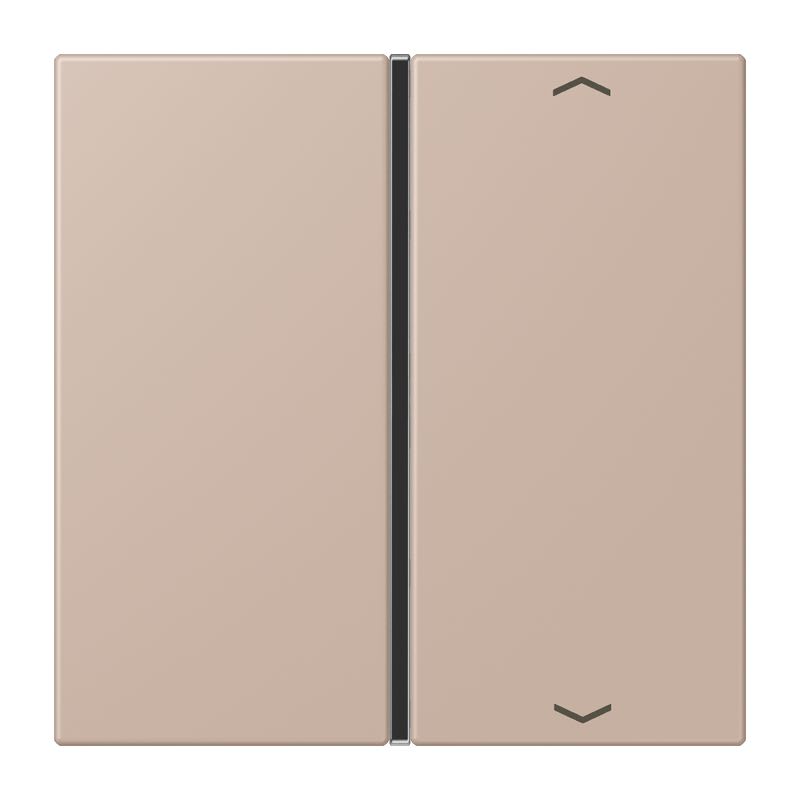 Jung - Touche 1 voie avec flèches platine F40 / LS 990 LC 32131