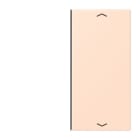 Jung - Touche 2 voies avec flèches platine F40 / LS 990 LC 32091