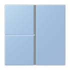 Jung - Kit touche complet 3 voies platineF40 / LS 990 LC 32021