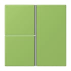 Jung - Kit touche complet 3 voies platineF40 / LS 990 LC 32051