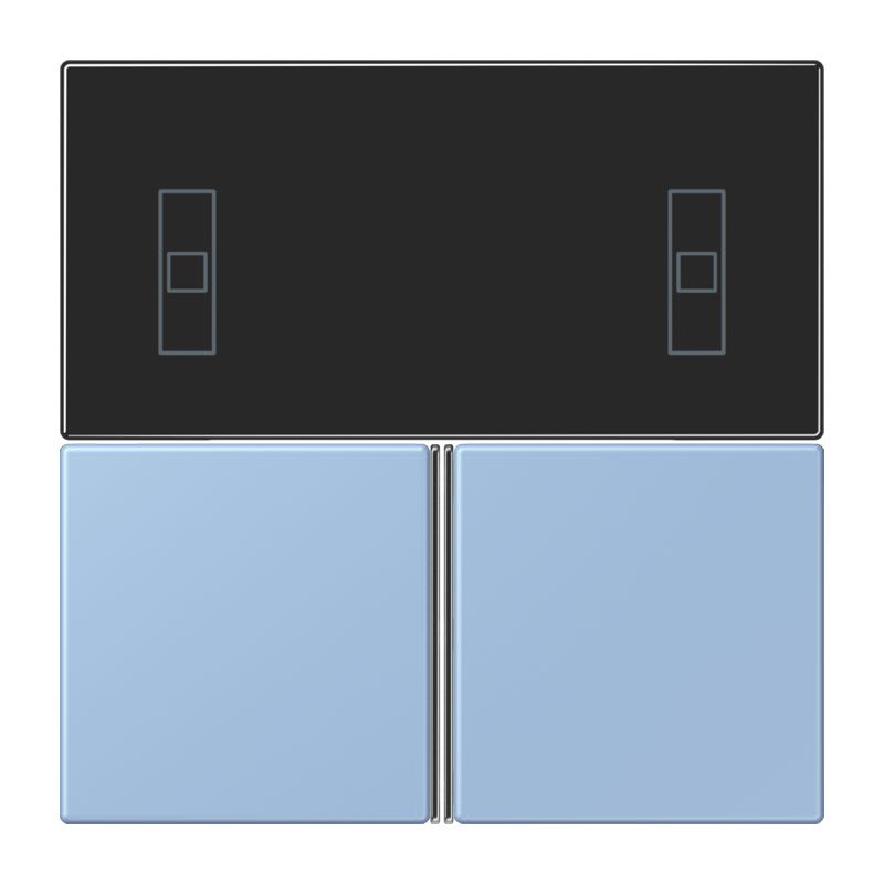 Jung - Kit touche pour régulateur KNX Art. 4093KRMTSD / LS 990 LC 32021