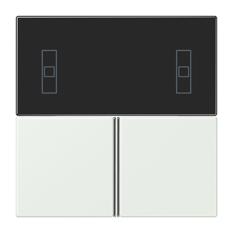 Jung - Kit touche pour régulateur KNX Art. 4093KRMTSD / LS 990 LC 32024