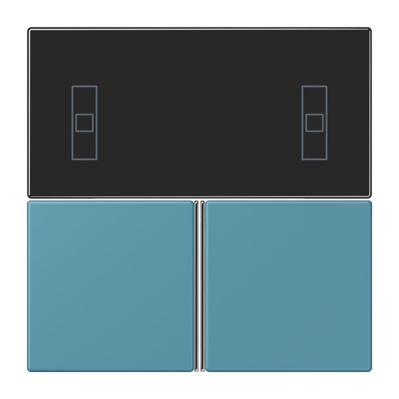 Jung - Kit touche pour régulateur KNX Art. 4093KRMTSD / LS 990 LC 32031