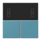 Jung - Kit touche pour régulateur KNX Art. 4093KRMTSD / LS 990 LC 32031