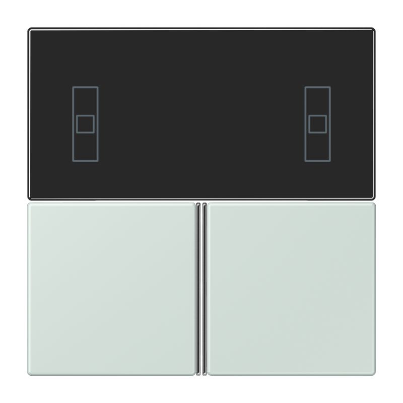 Jung - Kit touche pour régulateur KNX Art. 4093KRMTSD / LS 990 LC 32034