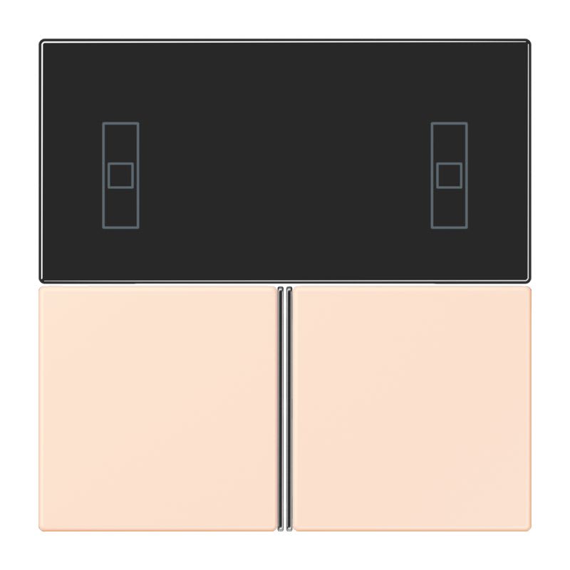 Jung - Kit touche pour régulateur KNX Art. 4093KRMTSD / LS 990 LC 32082