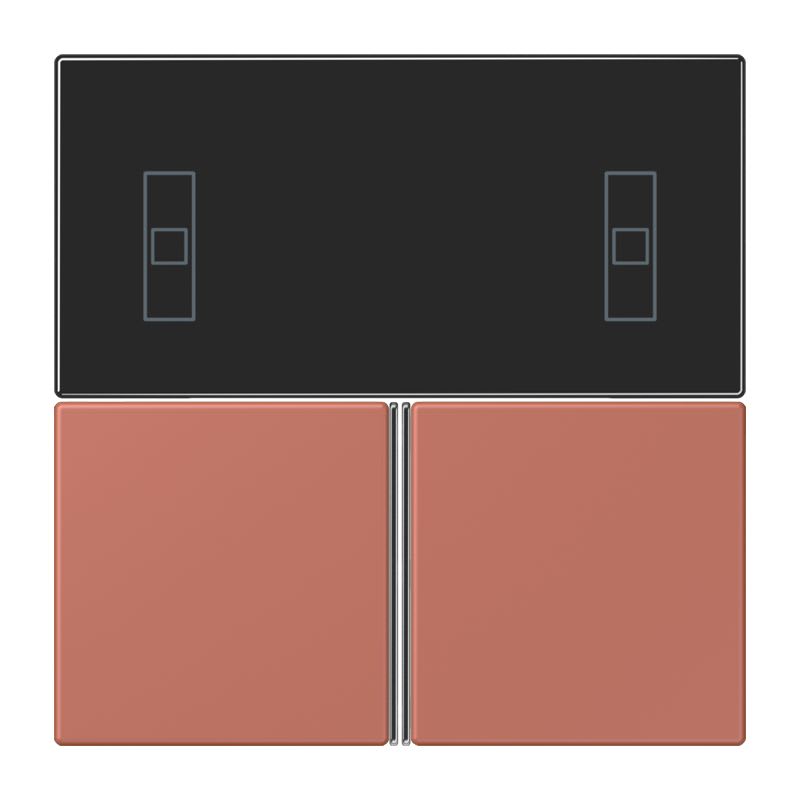 Jung - Kit touche pour régulateur KNX Art. 4093KRMTSD / LS 990 LC 32121
