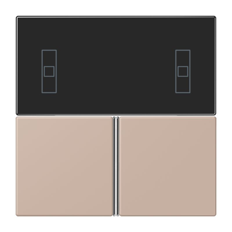 Jung - Kit touche pour régulateur KNX Art. 4093KRMTSD / LS 990 LC 32131