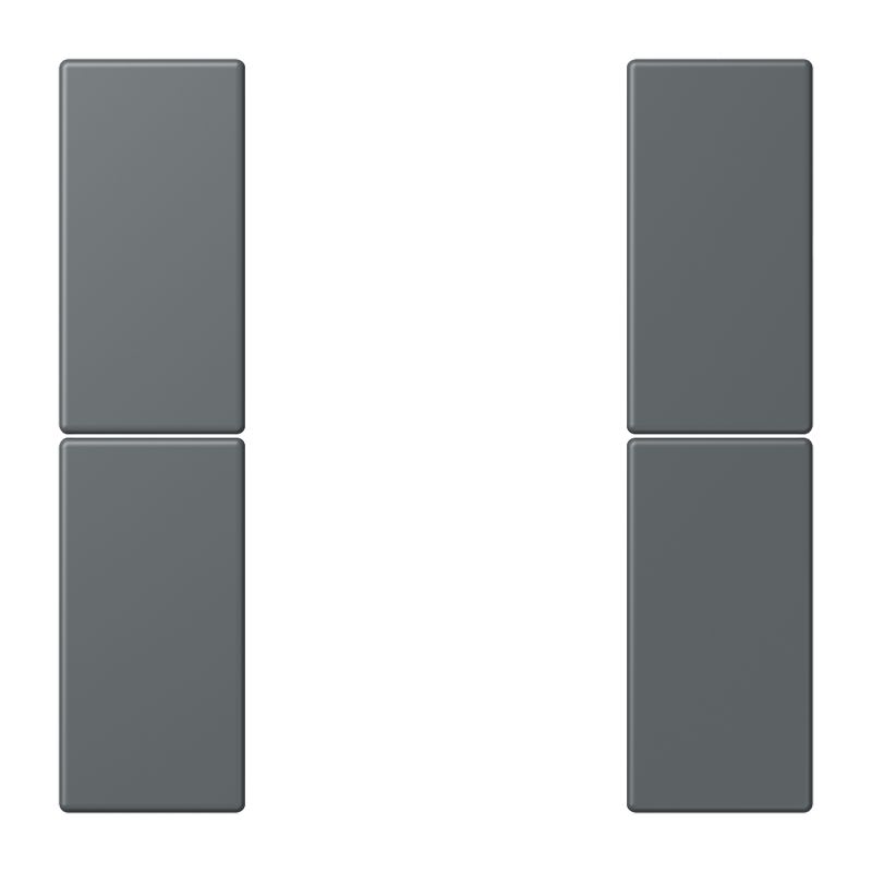 Jung - Kit touche complet 2 voies platine F50 / LS 990 LC 32010