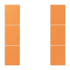 Jung - Kit touche complet 3 voies platine F50 / LS 990 LC 32081
