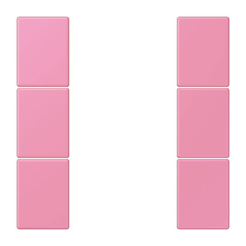 Jung - Kit touche complet 3 voies platine F50 / LS 990 LC 4320C