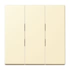 Jung - Enjoliveur pour inter+BP 3 voies / LS 990 LC 32001