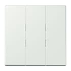 Jung - Enjoliveur pour inter+BP 3 voies / LS 990 LC 32024