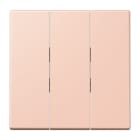 Jung - Enjoliveur pour inter+BP 3 voies / LS 990 LC 32114