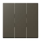 Jung - Enjoliveur pour inter+BP 3 voies / LS 990 LC 32140