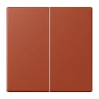 Jung - Enjoliveur double touche avec support de fixation / LS 990 LC 32110