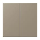 Jung - Enjoliveur double touche avec support de fixation / LS 990 LC 32141