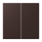 Jung - Enjoliveur double touche avec support de fixation / LS 990 LC 4320J