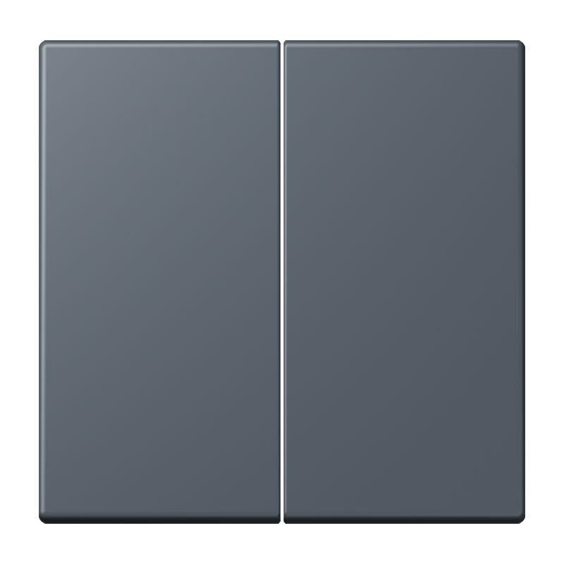 Jung - Enjoliveur double touche avec support de fixation / LS 990 LC 4320U