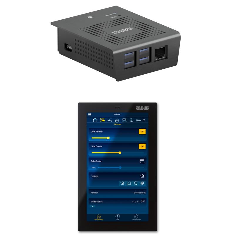 Jung - Kit SV-Serveur2 + Ecran Smart Control 5 pouces