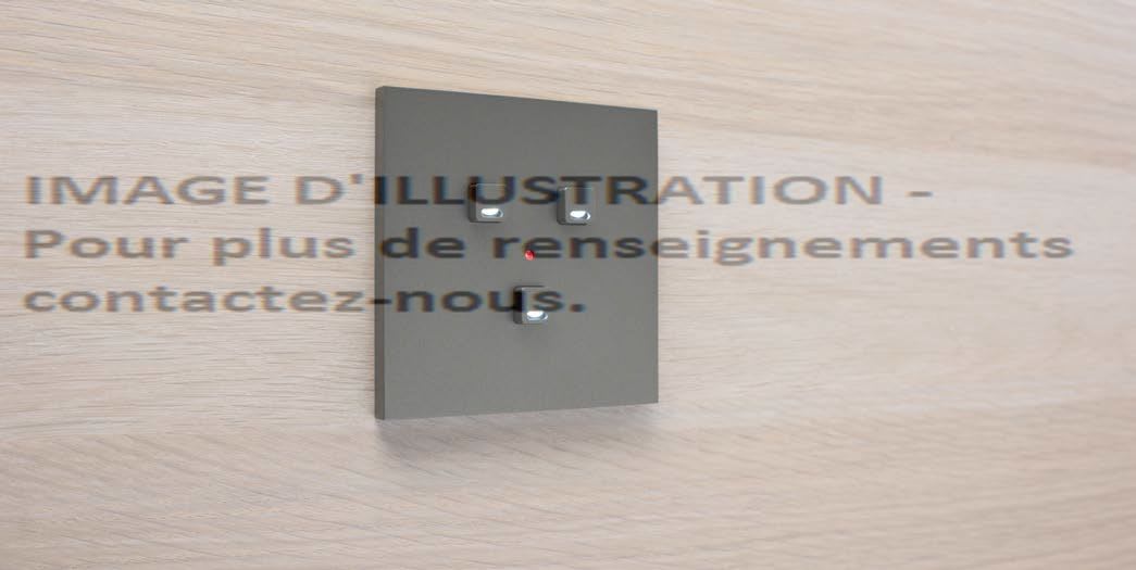 Jung - carré - 1 sq p-b no leds