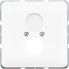 Jung - Enjoliveur pour 2 mini fiches / CD 500 Blanc