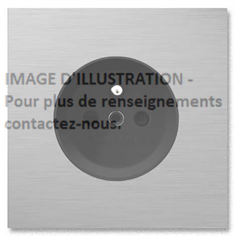 Jung - Plaque version FLATL. CARRE 10 modules ent. 71 mm / Série VICTOR ANTIQUE SILVER