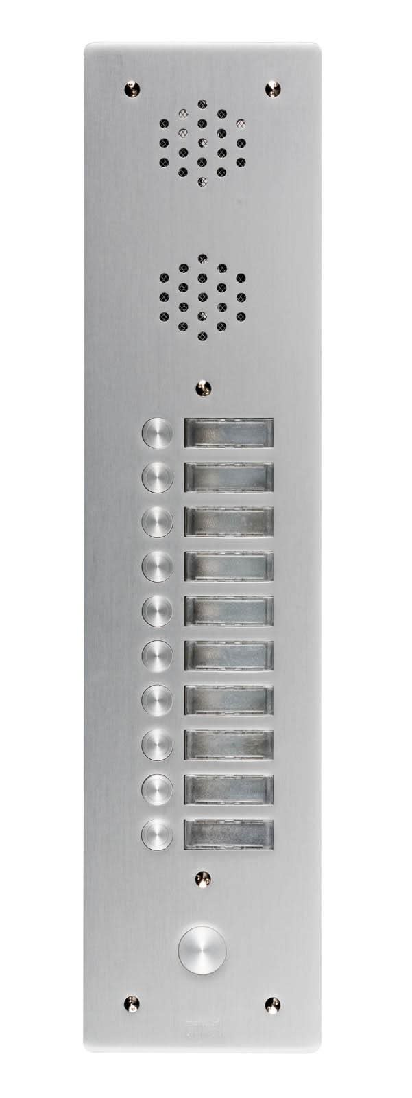 Urmet - Plaque Av Alu 6Mm 1R 10Bp