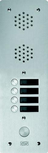 Urmet - Ce produit est Plaque Av Alu 6Mm 1R 04Bp pour systèmes URMET